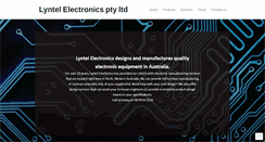 Desktop Screenshot of lyntelelectronics.com