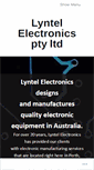 Mobile Screenshot of lyntelelectronics.com
